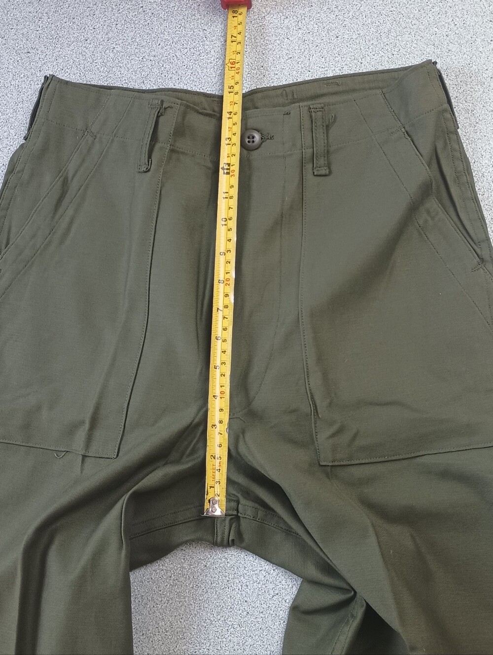 Vintage 1969 Blue Bell OG-107 Utility Trousers Army Fatigue Pants 32x33 EUC - Picture 6 of 13